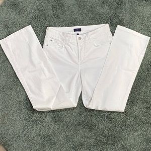 NYDJ~ Size 2 White Bootcut Jeans Lift & Tuck Technology NWOT